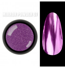 Mirror powder Дзеркальне втирання для дизайну нігтів №07