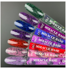 Кольорова база Miracle base 249 Дизайнер (9 мл.) - з чорною, срібною та кольоровою поталлю